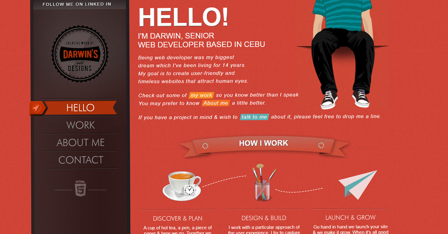HI THERE! I'M DARWIN, WEB DEVELOPER BASED IN CEBU